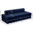 Meridian Melody Navy Velvet Sofa IMAGE 12