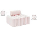 Meridian Melody Pink Velvet Chair IMAGE 13