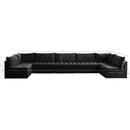 Meridian Jacob Black Velvet Modular Sectional IMAGE 5