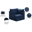 Meridian Jacob Navy Velvet Corner IMAGE 10