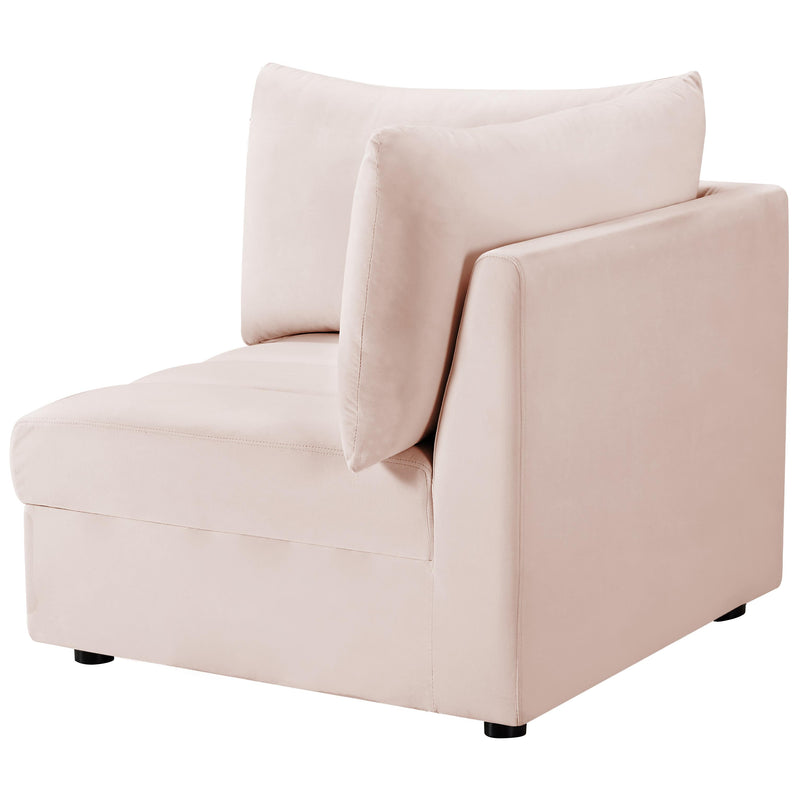 Meridian Jacob Pink Velvet Corner IMAGE 8