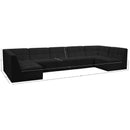 Meridian Relax Black Velvet Modular Sectional IMAGE 10