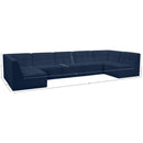 Meridian Relax Navy Velvet Modular Sectional IMAGE 10