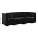 Meridian Quincy Black Velvet Modular Sofa IMAGE 14