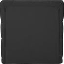 Meridian Tuft Black Velvet Armless Chair IMAGE 3