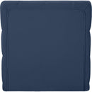 Meridian Tuft Navy Velvet Armless Chair IMAGE 3