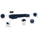 Meridian Tremblay Navy Velvet Modular Sectional IMAGE 16