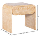 Meridian Cresthill White Oak Night Stand IMAGE 12