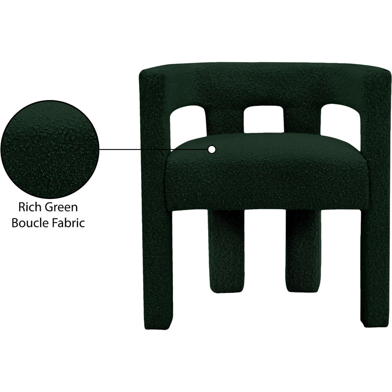 Meridian Athena Green Boucle Fabric Accent/Dining Chair IMAGE 6