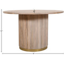 Meridian Oakhill Natural Dining Table IMAGE 8