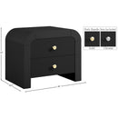 Meridian Artisto Black Night Stand IMAGE 16