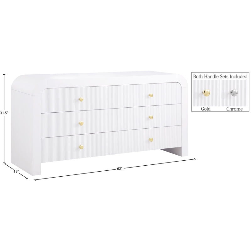 Meridian Artisto White Dresser IMAGE 20