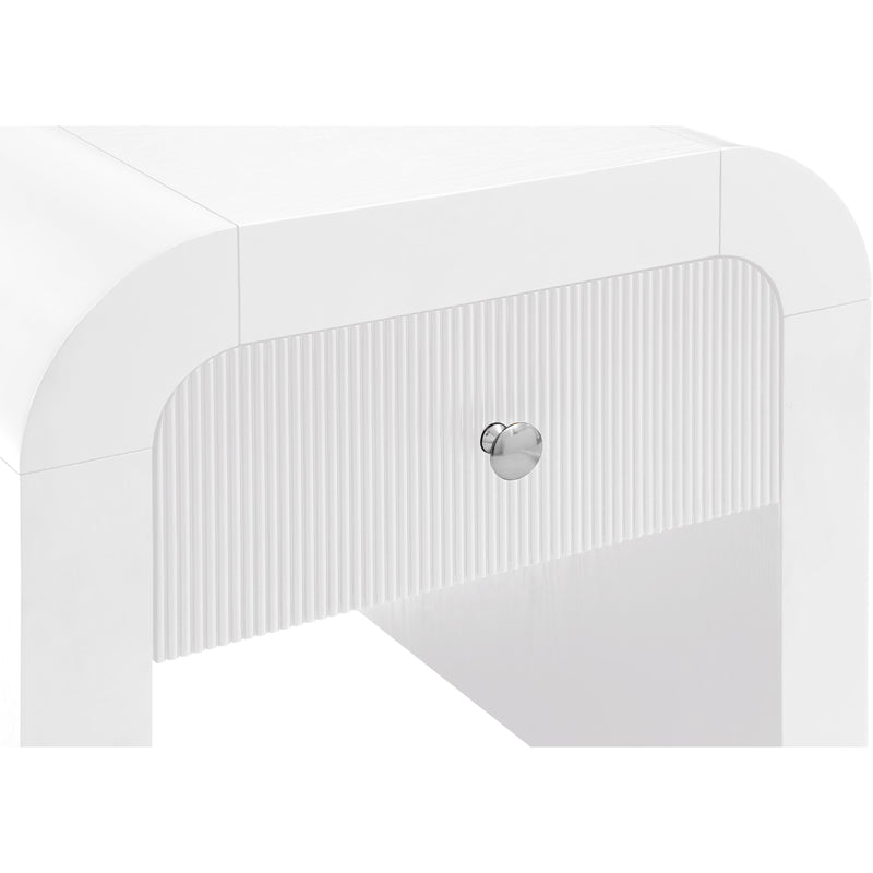 Meridian Artisto White End Table IMAGE 11