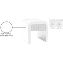 Meridian Artisto White End Table IMAGE 15