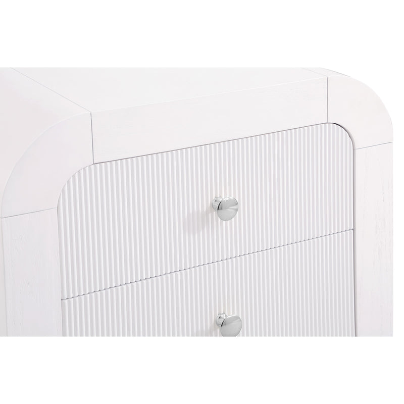 Meridian Artisto White Night Stand IMAGE 13