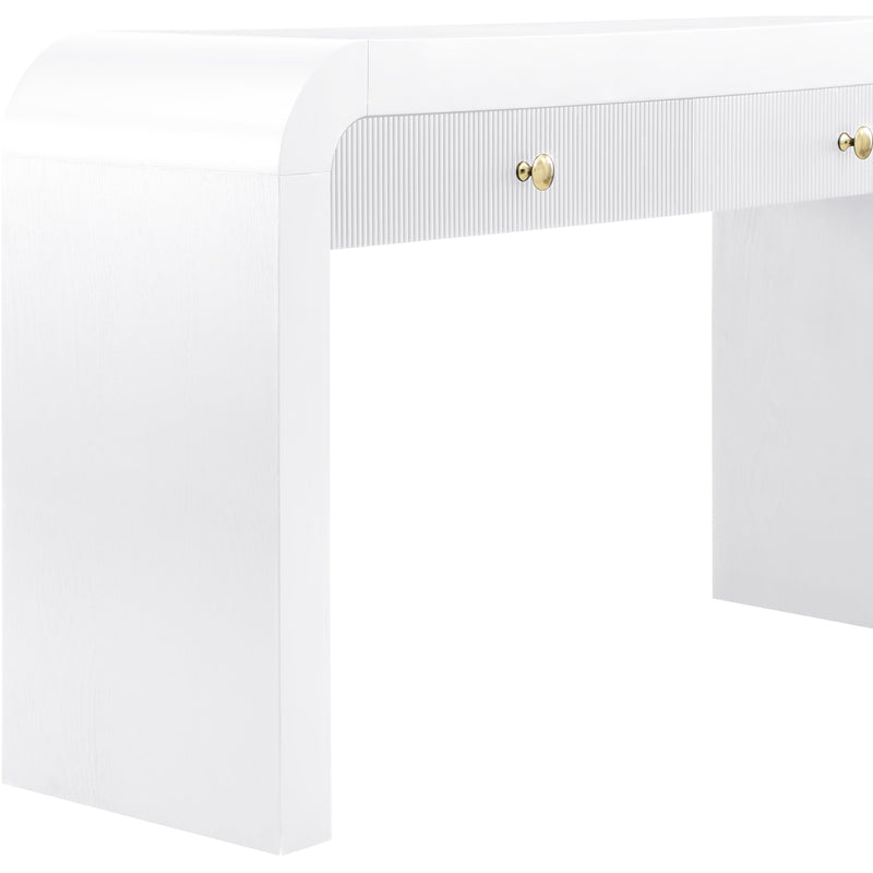 Meridian Artisto White Console Table IMAGE 10