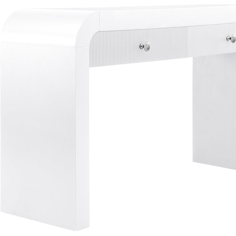 Meridian Artisto White Console Table IMAGE 11