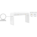 Meridian Artisto White Console Table IMAGE 17