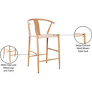 Meridian Beck Beige Hand Woven Rope Stool IMAGE 8