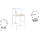 Meridian Beck Beige Hand Woven Rope Stool IMAGE 8