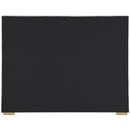 Meridian Crosby Beige Linen Textured Fabric Full Bed IMAGE 11