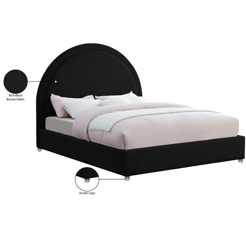 Meridian Milo Black Fabric Full Bed IMAGE 8