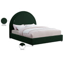Meridian Milo Green Fabric Full Bed IMAGE 8