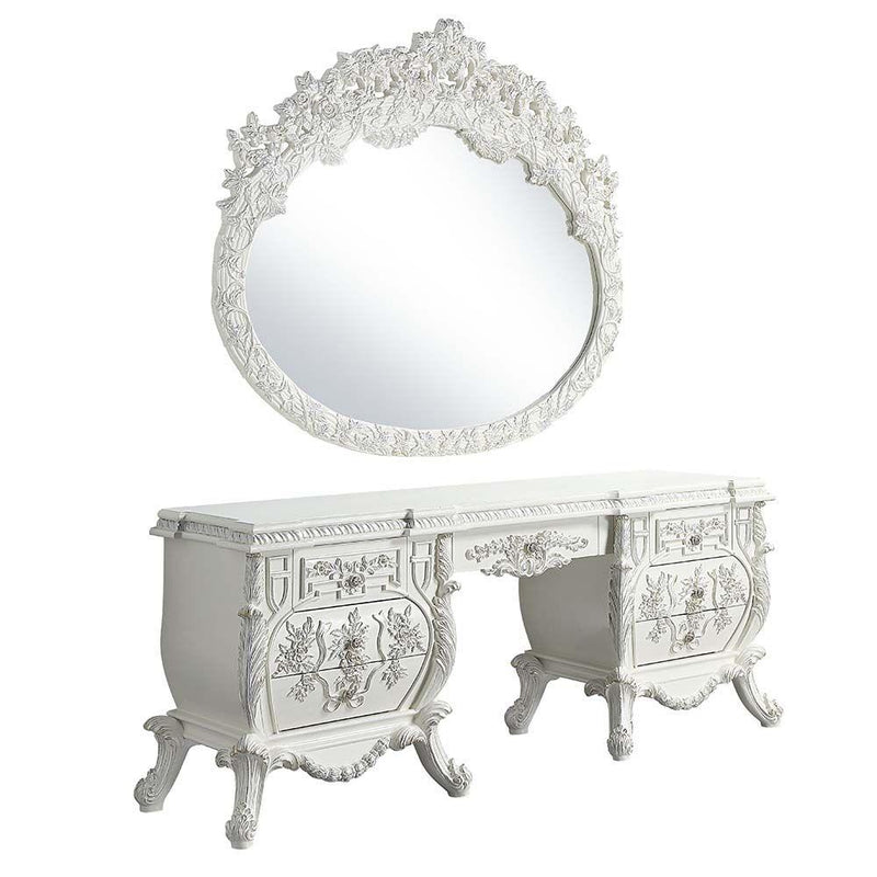 Acme Furniture Vanaheim 7-Drawer Vanity Table BD00674 IMAGE 2