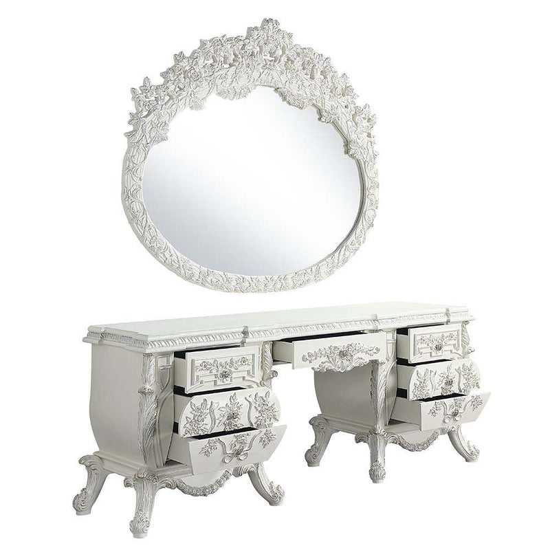Acme Furniture Vanaheim 7-Drawer Vanity Table BD00674 IMAGE 3