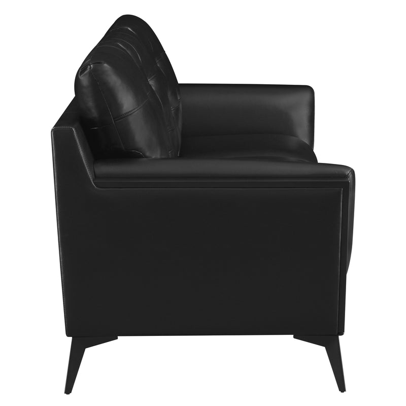 Coaster Furniture Moira Stationary Leatherette Sofa 511131 IMAGE 3