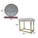 Acme Furniture Adao AC00934 Vanity Mirror & Stool IMAGE 7