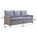 Acme Furniture Greeley OT01090 4PC Pack Patio Sofa Set IMAGE 12