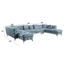 Acme Furniture Zerah LV01161 Sectional Sofa with 7 Pillows IMAGE 7