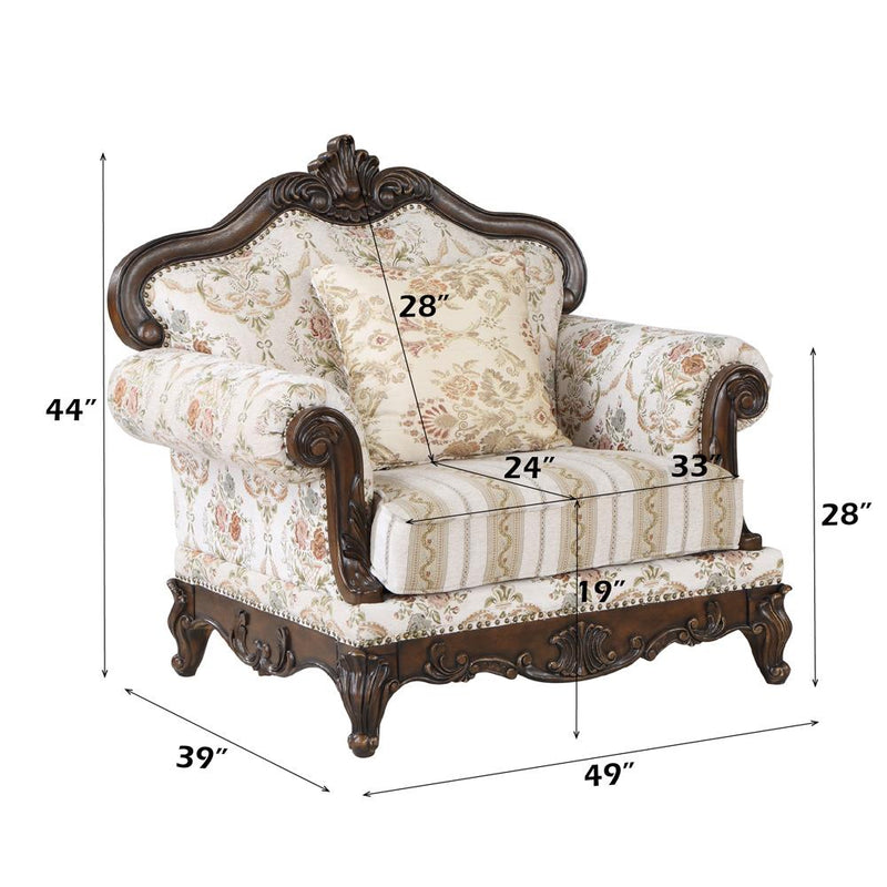 Acme Furniture Nayla LV01275 Chair with Pillow IMAGE 6