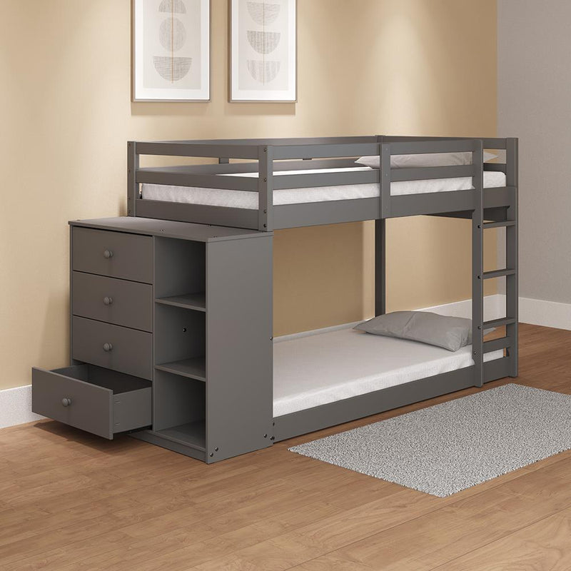 Acme Furniture Gaston BD01372 Twin/Twin Bunk Bed with 4 Drawers & 3 Compartments IMAGE 11