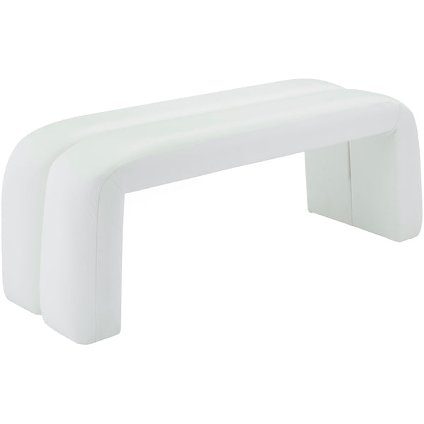 Meridian Home Decor Benches 116White IMAGE 1