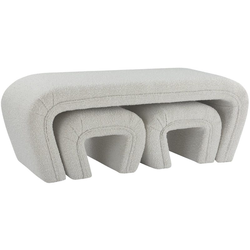 Meridian Home Decor Benches 155Cream IMAGE 1