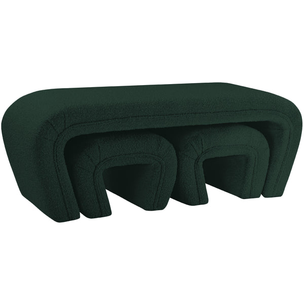 Meridian Home Decor Benches 155Green IMAGE 1