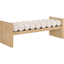 Meridian Home Decor Benches 179Cream IMAGE 1