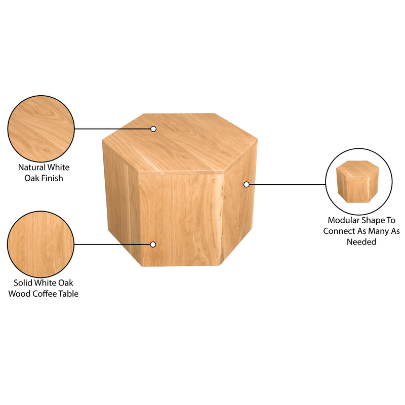 Meridian Eternal Natural Coffee Table IMAGE 7