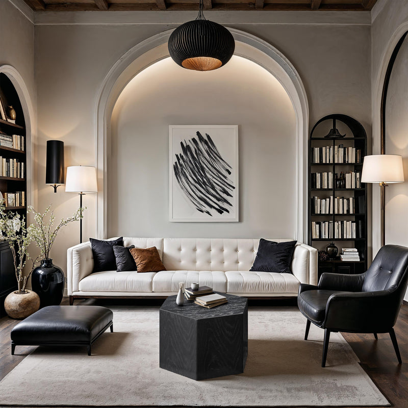 Meridian Eternal Black Coffee Table IMAGE 2