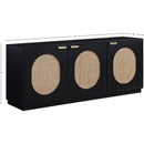 Meridian Cane Black Sideboard/Buffet IMAGE 16