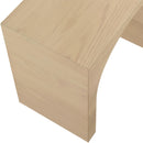 Meridian June White Oak Console Table IMAGE 7