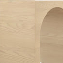 Meridian June White Oak Console Table IMAGE 8