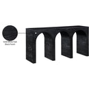 Meridian June Black Oak Console Table IMAGE 12