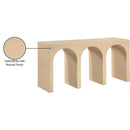 Meridian June White Oak Console Table IMAGE 10