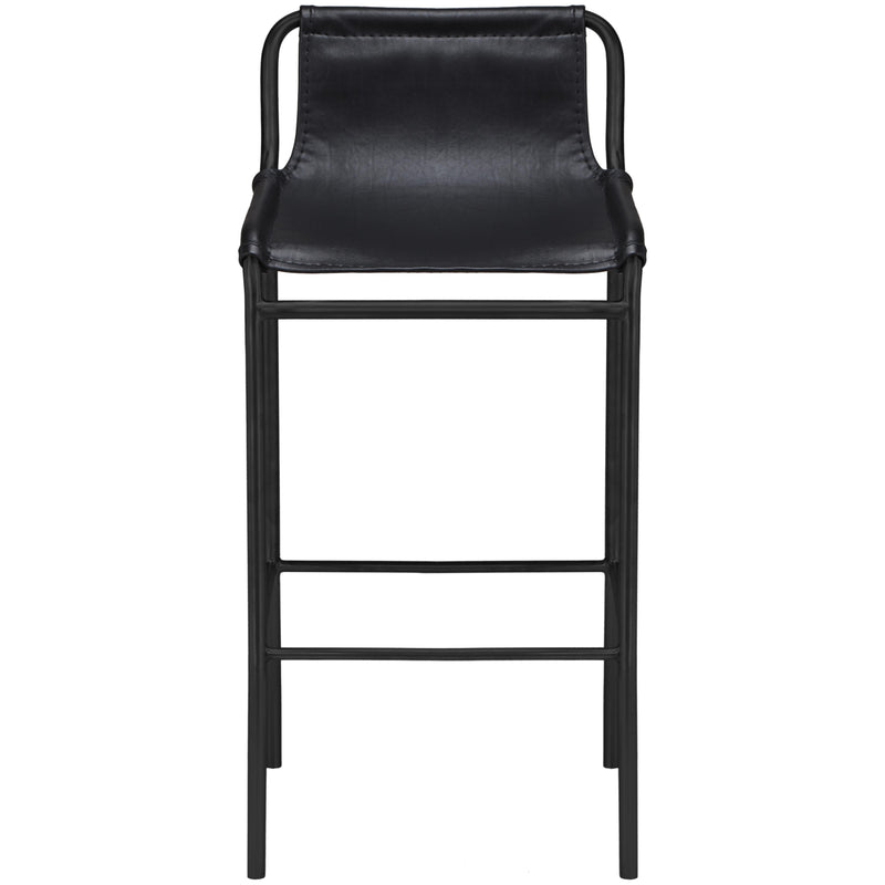 Meridian Dax Black Vegan Leather Counter Stool IMAGE 4