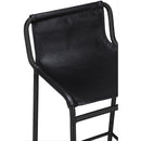 Meridian Dax Black Vegan Leather Counter Stool IMAGE 5