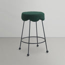 Meridian Fleur Green Fabric Counter Stool IMAGE 4