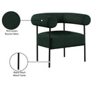 Meridian Blake Green Boucle Fabric Accent Chair IMAGE 9